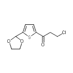 CAS#: 898772-41-3， 3-Chloro-1-[5-(1,3-dioxolan-2-yl)-2-thienyl]-1-propanone