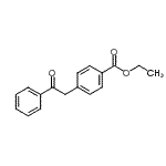 结构式 CAS# 898776-62-0, 乙基4-(2-氧代-2-苯基乙基)苯甲酸酯