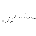 structure of CAS# 898778-23-9, Ethyl 5-(4-ethylphenyl)-5-oxopentanoate;ethyl 5-(4-ethylphenyl)-5-oxovalerate