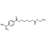 structure of CAS# 898778-41-1, Ethyl 8-(4-isopropylphenyl)-8-oxooctanoate;Ethyl 8-(4-isopropylphenyl)-8-oxooctanoate