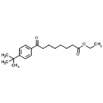 structure of CAS# 898778-50-2, Ethyl 8-[4-(2-methyl-2-propanyl)phenyl]-8-oxooctanoate;Ethyl 8-(4-t-butylphenyl)-8-oxooctanoate
