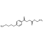 structure of CAS# 898778-53-5, Ethyl 4-oxo-4-(4-pentylphenyl)butanoate;Ethyl 4-oxo-4-(4-n-pentylphenyl)butyrate
