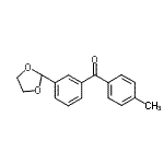 CAS#: 898778-85-3， [3-(1,3-Dioxolan-2-yl)phenyl](4-methylphenyl)methanone