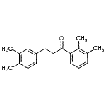 结构式 CAS# 898779-32-3, 1-(2,3-二甲基苯基)-3-(3,4-二甲基苯基)-1-丙酮