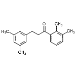 structure of CAS# 898780-62-6, 1-(2,3-Dimethylphenyl)-3-(3,5-dimethylphenyl)-1-propanone;2',3'-dimethyl-3-(3,5-dimethylphenyl)propiophenone