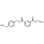 structure of CAS# 898780-95-5, Ethyl 3-{3-[4-(methylsulfanyl)phenyl]propanoyl}benzoate;3'-carboethoxy-3-(4-thiomethylphenyl)propiophenone