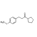 结构式 CAS# 898781-91-4, 1-环戊基-3-[4-(甲硫基)苯基]-1-丙酮