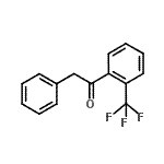 结构式 CAS# 898783-80-7, 2-苯基-1-[2-(三氟甲基)苯基]乙酮