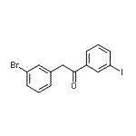CAS#: 898783-90-9， 2-(3-Bromophenyl)-1-(3-iodophenyl)ethanone