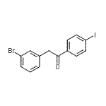 CAS#: 898783-92-1， 2-(3-Bromophenyl)-1-(4-iodophenyl)ethanone