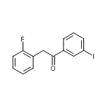 CAS#: 898784-75-3， 2-(2-Fluorophenyl)-1-(3-iodophenyl)ethanone