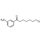 CAS#: 898785-29-0， 7-Chloro-1-(3-methylphenyl)-1-heptanone