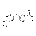 CAS#: 898786-05-5， Methyl 3-[(6-methoxy-3-pyridinyl)carbonyl]benzoate