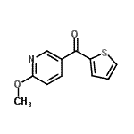 CAS#: 898786-14-6， (6-Methoxy-3-pyridinyl)(2-thienyl)methanone