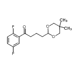 结构式 CAS# 898786-88-4, 1-(2,5-二氟苯基)-4-(5,5-二甲基-1,3-二恶烷-2-基)-1-丁酮