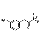 structure of CAS# 898787-61-6, 1,1,1-Trifluoro-3-(3-methylphenyl)acetone;3-(3-Methylphenyl)-1,1,1-trifluoro-2-propanone;MFCD03844194