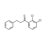 structure of CAS# 898788-75-5, 1-(2,3-Dichlorophenyl)-3-phenyl-1-propanone;2',3'-dichloro-3-phenylpropiophenone
