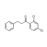 structure of CAS# 898788-78-8, 1-(2,4-Dichlorophenyl)-3-phenyl-1-propanone;2',4'-dichloro-3-phenylpropiophenone