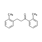 结构式 CAS# 898789-04-3, 1,3-二(2-甲基苯基)-1-丙酮