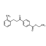 结构式 CAS# 898789-32-7, 乙基4-[3-(2-甲基苯基)丙酰]苯甲酸酯