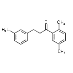 structure of CAS# 898790-75-5, 1-(2,5-Dimethylphenyl)-3-(3-methylphenyl)-1-propanone;2',5'-dimethyl-3-(3-methylphenyl)propiophenone