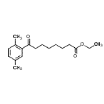 结构式 CAS# 898792-88-6, 乙基8-(2,5-二甲基苯基)-8-氧代辛酸酯