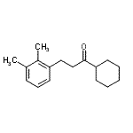 结构式 CAS# 898793-49-2, 1-环己基-3-(2,3-二甲基苯基)-1-丙酮