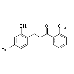 结构式 CAS# 898793-53-8, 3-(2,4-二甲基苯基)-1-(2-甲基苯基)-1-丙酮