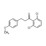 CAS#: 898793-75-4， 1-(2,6-Dichlorophenyl)-3-(4-methoxyphenyl)-1-propanone
