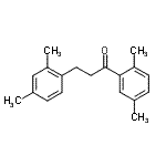 结构式 CAS# 898794-08-6, 3-(2,4-二甲基苯基)-1-(2,5-二甲基苯基)-1-丙酮