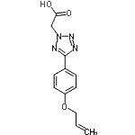 CAS#: 899009-67-7， {5-[4-(Allyloxy)phenyl]-2H-tetrazol-2-yl}acetic acid