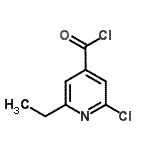 CAS#: 89938-71-6， 2-Chloro-6-ethylisonicotinoyl chloride