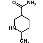 structure of CAS# 89940-83-0, 6-Methyl-3-piperidinecarboxamide;6-methylpiperidine-3-carboxamide;MFCD09927703