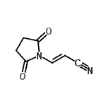 CAS 登录号：89975-85-9， (2E)-3-(2,5-二氧代-1-吡咯烷基)丙烯腈