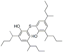 CAS#: 90-67-5, 2,2'-Thiobis(4,6-di-sec-pentylphenol)