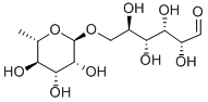 结构式 CAS# 90-74-4, 芦丁糖