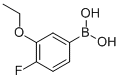 structure of CAS# 900174-65-4, B-(3-Ethoxy-4-Fluorophenyl)-Boronic Acid;3-Ethoxy-4-Fluorobenzeneboronic Acid 96%;3-Ethoxy-4-Fluorobenzeneboronicacid96%;3-Ethoxy-4-Fluorobenzeneboronic Acid