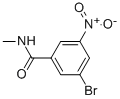 structure of CAS# 90050-52-5, 3-Bromo-N-Methyl-5-Nitro-Benzamide;3-Bromo-N-Methyl-5-Nitrobenzamide 98%;N-Methyl 3-Bromo-5-Nitrobenzamide;3-Bromo-N-Methyl-5-Nitrobenzamide