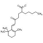 CAS#: 90060-00-7， (1E)-6-Nitro-1-(2,6,6-trimethyl-1-cyclohexen-1-yl)-1-undecen-3-one
