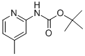 structure of CAS# 90101-20-5, N-(4-Methyl-2-Pyridinyl)-Carbamic Acid 1,1-Dimethylethyl Ester;Carbamic Acid, (4-Methyl-2-Pyridinyl)-, 1,1-Dimethylethyl Ester (9CI);Carbamic Acid, (4-Methyl-2-Pyridinyl)-, 1,1-Dimethylethyl Ester;(4-METHYL-PYRIDIN-2-YL)-CARBAMIC ACID TERT-BUTYL ESTER