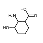 CAS#: 90129-19-4， 2-amino-3-hydroxy-cyclohexanecarboxylic acid