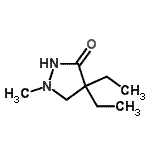 CAS#: 90152-28-6， 4,4-Diethyl-1-methyl-3-pyrazolidinone