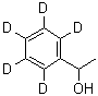 结构式 CAS# 90162-45-1, 1-(<sup>2</sup>H<sub>5</sub>)苯乙醇