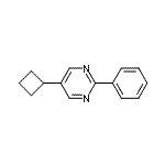 CAS#: 90253-40-0， 5-Cyclobutyl-2-phenylpyrimidine