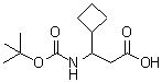 CAS#: 903094-78-0， 3-Cyclobutyl-3-({[(2-methyl-2-propanyl)oxy]carbonyl}amino)propanoic acid