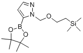 structure of CAS# 903550-12-9, 1-(2-Trimethylsilanylethoxymethyl)-1H-Pyrazole-5-Boronic Acid Pinacol Ester;5-(4,4,5,5-Tetramethyl-1,3,2-Dioxaborolan-2-Yl)-1-((2-(Trimethylsilyl)Ethoxy)Methyl)-1H-Pyrazole;1-(2-Trimethylsilanylethoxymethyl)-1H-Pyrazole-5-Boronic Acid Pinacol Ester;1-(2-Trimethylsilylethoxy)Methylpyrazole-5-Boronic Acid, Pinacol Ester