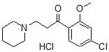 CAS#: 90430-30-1， 1-(4-Chloro-2-methoxyphenyl)-3-(1-piperidyl)propan-1-one hydrochloride