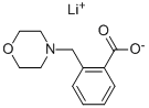 结构式 CAS# 904696-60-2, 2-(4-吗啉基甲基)-苯甲酸锂盐(1:1)