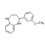 CAS#: 904815-76-5， 2-(3-Methoxyphenyl)-2,3,4,5-tetrahydro-1H-1,5-benzodiazepine