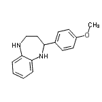 CAS#: 904815-83-4， 2-(4-Methoxyphenyl)-2,3,4,5-tetrahydro-1H-1,5-benzodiazepine